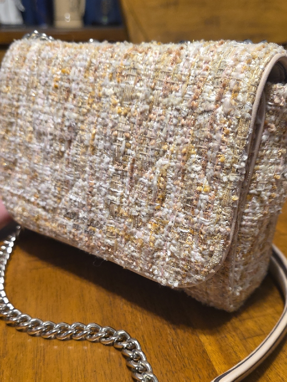 Kate Spade Briar Lane Emelyn quilted tweed crossbody bag - Picture 15 of 16